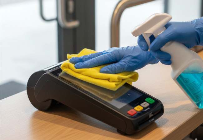 Nettoyage TPE magasin