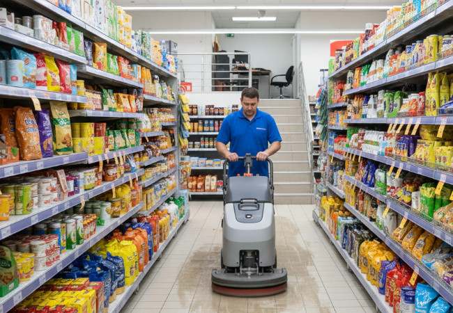 Nettoyage superette
