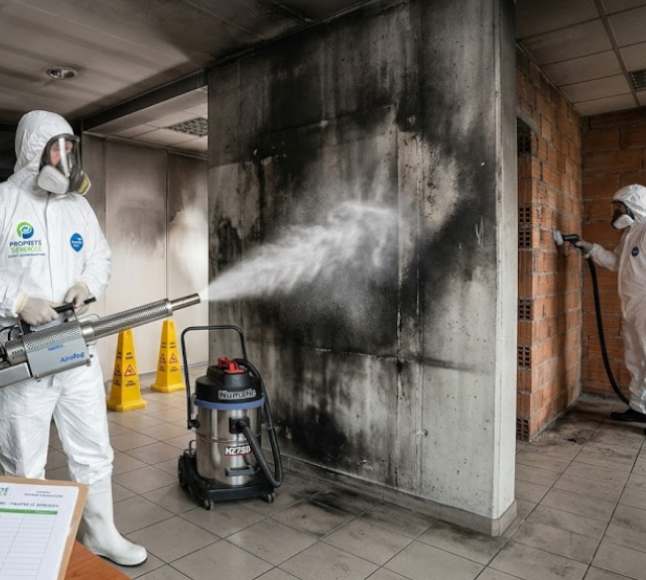 desinfection apres incendie